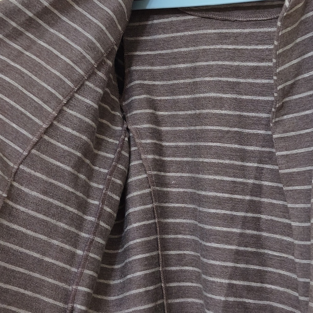 Anthropology Dolan Charcoal Striped Blazer Jacket Career Contemporary Sweater - Picture 5 of 13